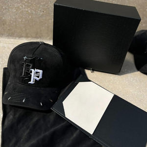 OEM ODM 5 패널 A 프레임 야구 모자 바브라스 모자 와이드 브림 스웨이드 트러커 모자 라인스톤 크롬 티토 도블레 <span class=keywords><strong>P</strong></span> 캡 - Product Image 5