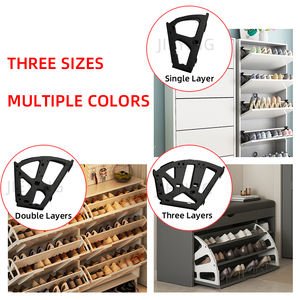 Rak Sepatu Besi Dua Lapis Jieying, Aksesoris Rak Sepatu 3 Lapis, Engsel Laci, Engsel Furnitur, Perlengkapan Perkakas - Product Image 5