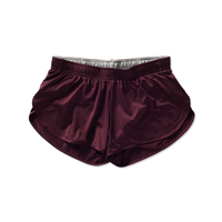 Shorts de course pour hommes personnalisés, best-sellers, à fente latérale, en nylon, séchage rapide, respirant, léger, coupe haute, avec poches latérales