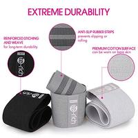 Set de Bandas de Resistencia Portátiles en Oferta, Bandas Elásticas de Punto para Pilates, Yoga y Ejercicios de Cadera