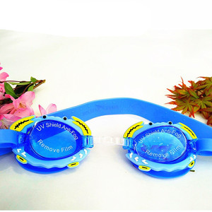 Free Shark Cartoon Swimming Goggles <b>Crab</b> Design Anti-Fog Waterproof For Children - Product Image 1