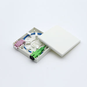 Serat Optik 2 Port 1/2/4 F Stopkontak Faceplate Dinding Kotak FTTH Termin - Product Image 2