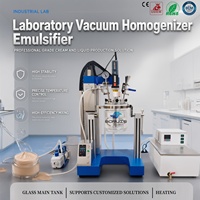 Homogénéisateur émulsifiant sous vide de laboratoire pour lotions et crèmes, machine de mélange à cisaillement élevé, homogénéisateur émulsifiant sous vide