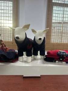 Suéter de Perro Tejido a Máquina de Lana/Cachemira, Cálido, Transpirable, Informal, con Cuello Alto, para Invierno - Product Image 3