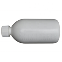 Bouteille en HDPE de 500 ml pour médicaments liquides oraux, sirop contre la toux |   Usine GMP, conteneur de grande capacité de haute qualité |    Couleur et logo personnalisés