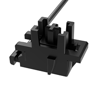 DUROCK V3 Stabilizer Mekanik USB LED Terpasang di Pelat Kabel Hitam Baru 2U 6.25U 7U Keyboard V3