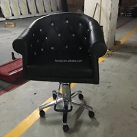 Chaise d'attente de client de manucure de barbier confortable de haute qualité pour le magasin de manucure