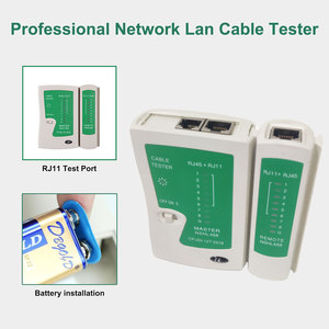 ชุดเครื่องมือซ่อมสายอีเธอร์เน็ต คีมตัด คีมปอกสาย คีมย้ำสาย RJ45 พร้อมเครื่องทดสอบสายเคเบิล - Product Image 5