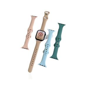สายซิลิโคนบางเฉียบสำหรับ Apple Watch น่ารัก สปอร์ต ลำลอง ระบายอากาศได้ดี วัสดุยาง รุ่น IWatch10 - Product Image 5