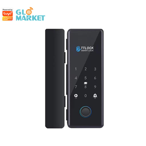 แอป Glomarket TTlock ล็อคประตูกระจกอัจฉริยะแบบอิเล็กทรอนิกส์ ล็อคด้วยลายนิ้วมือ รหัสผ่าน บัตรอิเล็กทรอนิกส์ สำหรับสำนักงาน ล็อคประตูกระจกอัจฉริยะแบบสแกนใบหน้า - Product Image 1