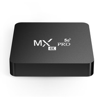 Boîtier TV Android MX-PRO 4K HD pour le commerce extérieur avec double résolution S905 4K/1080p, lecteur réseau sans fil Wi-Fi transfrontalier