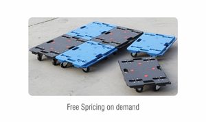 150 किलोग्राम चार पहिया एल्यूमीनियम हाथ ट्रक खरीदारी उपकरणों के लिए समायोज्य मंच ओएम अनुकूलन योग्य मंच के साथ - Product Image 5