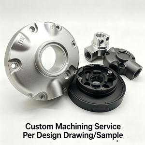 Service de fabrication sur mesure par usinage CNC et moulage de boîtiers de thermostat d'eau en alliage d'aluminium pour voitures modifiées - Product Image 1