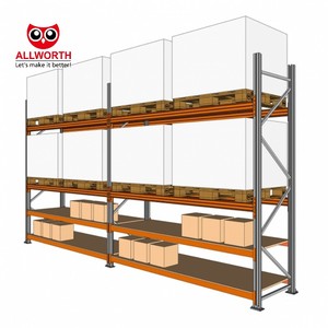 Meilleur <span class=keywords><strong>prix</strong></span> de haute qualité en acier au carbone Matériau Double Deep Style Rack de <span class=keywords><strong>stockage</strong></span> - Product Image 1