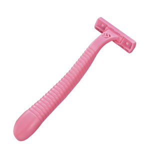 Doppelklingen-Rasierer aus Edelstahl, manueller Einwegrasierer für Frauen, Rasierset - Product Image 3