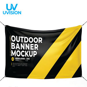 Impression UV sur panneaux publicitaires suspendus et enveloppes de bâtiments, activités promotionnelles, taille personnalisée, vinyle résistant aux UV VN, grand format - Product Image 2