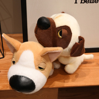 Peluche chien géant doux et mignon, jouet en peluche pour décoration intérieure, coussin de canapé, compagnon pour enfants, cadeau