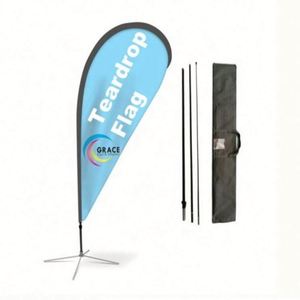ธงขนนกทรงหยดน้ำพิมพ์ลายตามสั่ง สำหรับการโฆษณาและโปรโมชั่นกลางแจ้ง - Product Image 4