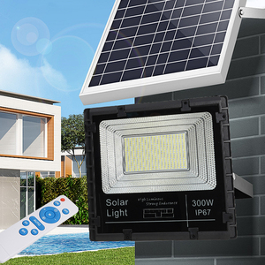 Último Diseño de Luminarias con Batería LiFePO4, 40W 60W 120W 200W 300W 400W 500W 1000W, Reflector Solar LED Negro - Product Image 1