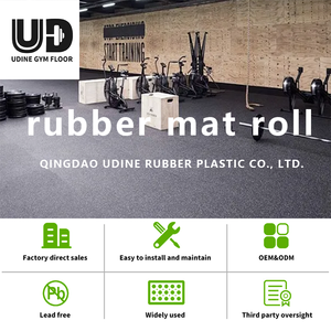Rollo de Goma Antideslizante para Gimnasio, Resistente al Desgaste, Absorción de Impactos, Insonorizante, Protector de Piso - Product Image 5