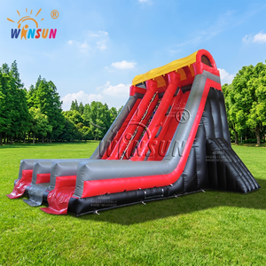 WINSUN Toboggan aquatique gonflable commercial extérieur en PVC personnalisé pour enfants et adultes, toboggan gonflable sec, toboggan gonflable géant personnalisé - Product Image 1