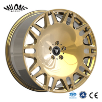Jantes de voiture monobloc chromées dorées de 20, 21, 22, 23 et 24 pouces, roues forgées pour Benz W223 W463 W463a G63 Classe G S580 S500