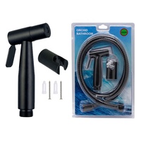 Pulvérisateur de bidet pour toilettes en or brossé, ensemble de pulvérisateur de bidet pour salle de bain avec valve
