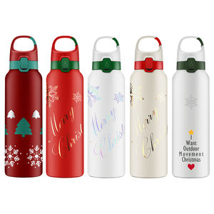 Bouteille d'eau de sport jetable en acier inoxydable à double paroi gify de Noël la plus vendue - Product Image 1
