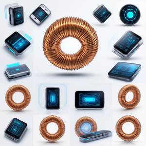 Cs358125 новая энергетическая зарядная кучи 5 В выходной Магнитный кольцевой индуктор 100 В хранилище фотоэлектрического оборудования базовая станция Магнитная - Product Image 6