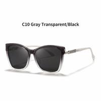 Lunettes à clip magnétique, montures optiques TR90, montures de lunettes pour femmes, lunettes de soleil polarisées œil de chat, UV400, sur ordonnance