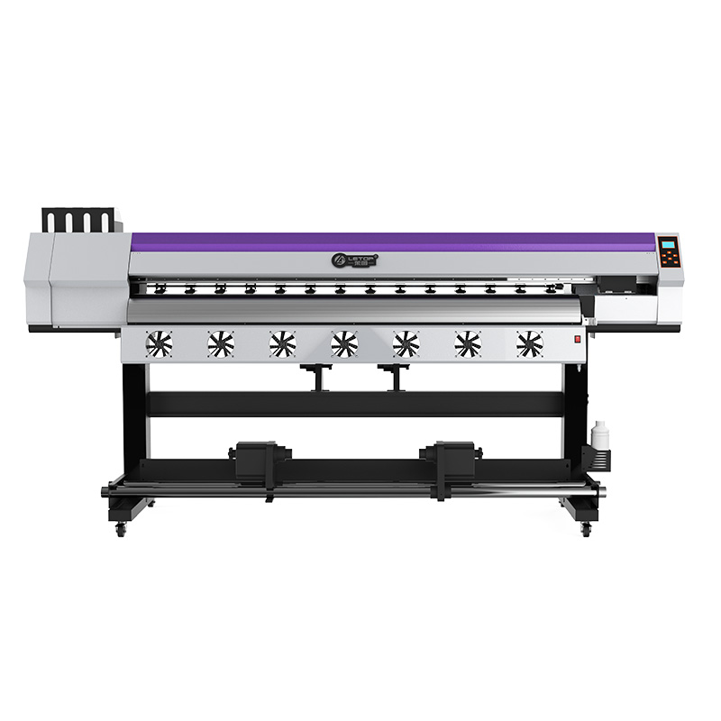 LETOP I3200 Xp600 kanvas nonair Uv Roll Digital Printing Plotter Inkjet besar 6ft vinil stiker Printer mesin Eco solvent