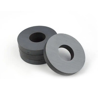 Aimant néodyme noir de grande taille aimant industriel permanent en ferrite à anneau dur pour usage industriel découpage poinçonnage moulage