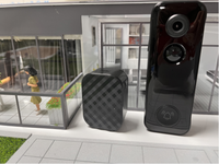 Videoportero Inteligente de 3MP con WiFi, Detección de Movimiento PIR 2K, Audio Bidireccional, IP65 Impermeable, Alimentado por Batería, Control por Aplicación Tuya Home