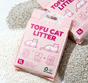 Arena para Gatos de <span class=keywords><strong>Tofu</strong></span> en Tiras, Biodegradable, Ecológica, Baja en Polvo, Fuerte Aglutinación, Alta Calidad, a Granel, 5 kg - Product Image 1