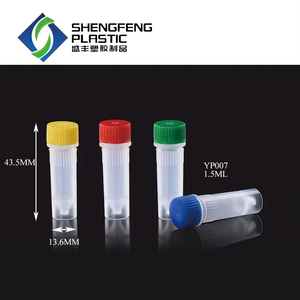 Ücretsiz örnek Cryo flakon Lab tek kullanımlık kendinden ayakta şeffaf plastik Cryovial tüpler - Product Image 6