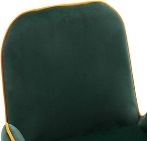 Velvet Dining <strong>Chairs</strong>, Fabric Upholstered <strong>Accent</strong> <strong>Chairs</strong> for Living Room, Set of 2, Dark <strong>Green</strong> - Product Image 6
