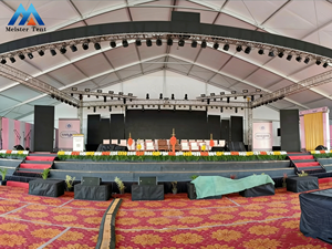Tente blanche de luxe <span class=keywords><strong>pour</strong></span> mariages en plein air, tente de réception imperméable, tente de fête à vendre ou à <span class=keywords><strong>louer</strong></span>, carpas para eventos - Product Image 4