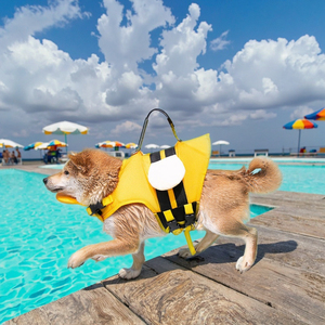 Bandes réfléchissantes Couleurs vives Sangles réglables faciles à localiser et dessous de <span class=keywords><strong>maille</strong></span> Confort parfait et ajustement Gilets de sauvetage pour chiens - Product Image 2