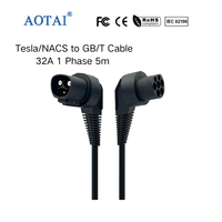 Câble adaptateur de charge AOTAI Tesla NACS vers GB/T pour véhicules électriques chinois