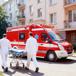 1veco 4X2 Benzin-Überwachungs-Krankenwagen Neues Notfall-Rettungs-Patiententransportfahrzeug Direktverkauf ab Werk - Product Image 2