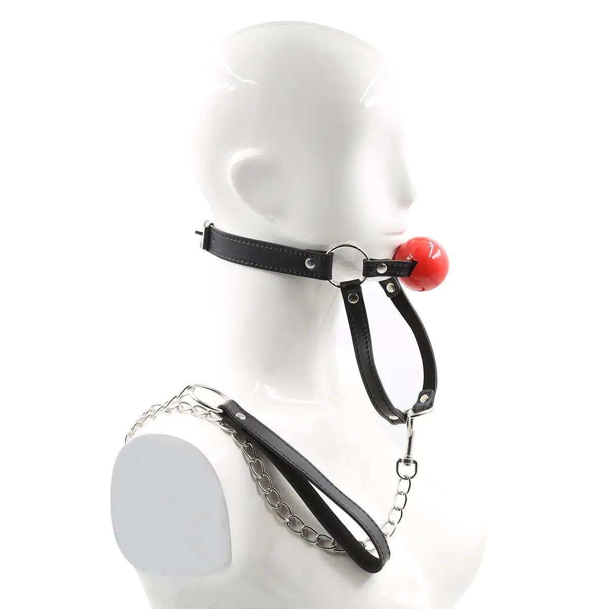 Mund Plug Bondage Adult Restraint Sexspielzeug Leder Ball knebel Für Frauen Ball Mund Open Mouth Zeug BDSM