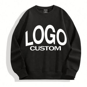 Sweat-shirt à col rond en coton personnalisé pour hommes, pull à capuche OEM en gros - Product Image 2