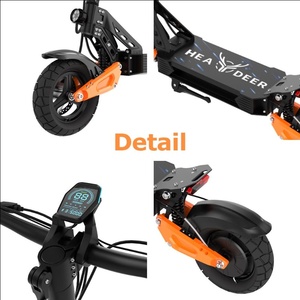 Scooter Eléctrico Plegable HEADEER H67 Pro de 11 Pulgadas, Batería de Litio de 48V 25Ah, Velocidad Máxima de 45km/h, Motor sin Escobillas, Disponible en Almacén de la UE - Product Image 6