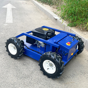 EPA CE chứng nhận 4WD điều khiển từ xa Robot Máy cắt không dây 4 thì weeder Máy DIY nông nghiệp công cụ Zero lần lượt làm cỏ - Product Image 4