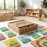 Jeu de société personnalisé en papier pour apprendre les fractions aux enfants, jouet éducatif, fabrication OEM ODM en Chine
