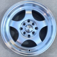 En stock, jantes de voiture 14x6, 15x7, 16x7, 4x100, 4x114.3, 5x100, 5x114.3 pour JDM Mazda Mx-5 Civic Accord Mini Cooper Racing Rim