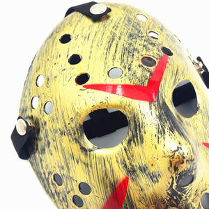 जैसन मास्क हेलोलीन कोस्प्ले हॉकी मास्क समायोज्य पट्टियों के साथ पार्टी प्रोप सजावट पोशाक DD7-113 - Product Image 6