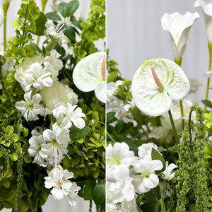 Esfera Floral Artificial Verde Inspirada en la Naturaleza Serena, Accesorio Decorativo para Bodas - Product Image 4