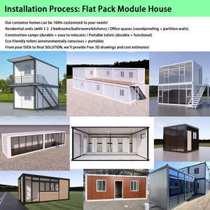 Casa Contenedor Portátil <span class=keywords><strong>de</strong></span> 20 pies para Alojamiento <span class=keywords><strong>de</strong></span> Trabajadores, Construcción con Paneles <span class=keywords><strong>de</strong></span> Lana <span class=keywords><strong>de</strong></span> <span class=keywords><strong>Roca</strong></span>, Uso <span class=keywords><strong>en</strong></span> Obras - Product Image 5