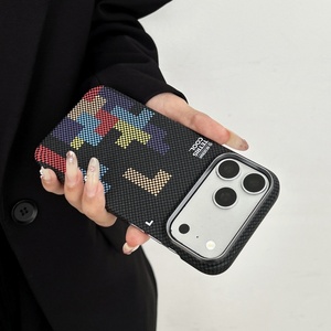 Luxury Carbon Fiber Texture Magnetic <b>Phone</b> Case for iPhone 17 15 16 Pro Max 17 Air Ultra Thin Hard PC Shockproof Back Cover - Product Image 3